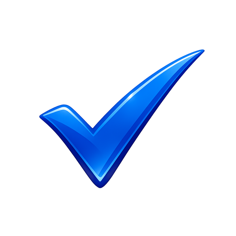 Blue Checkmark PNG