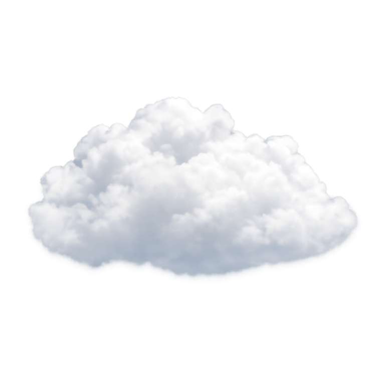 Simple fluffy cloud